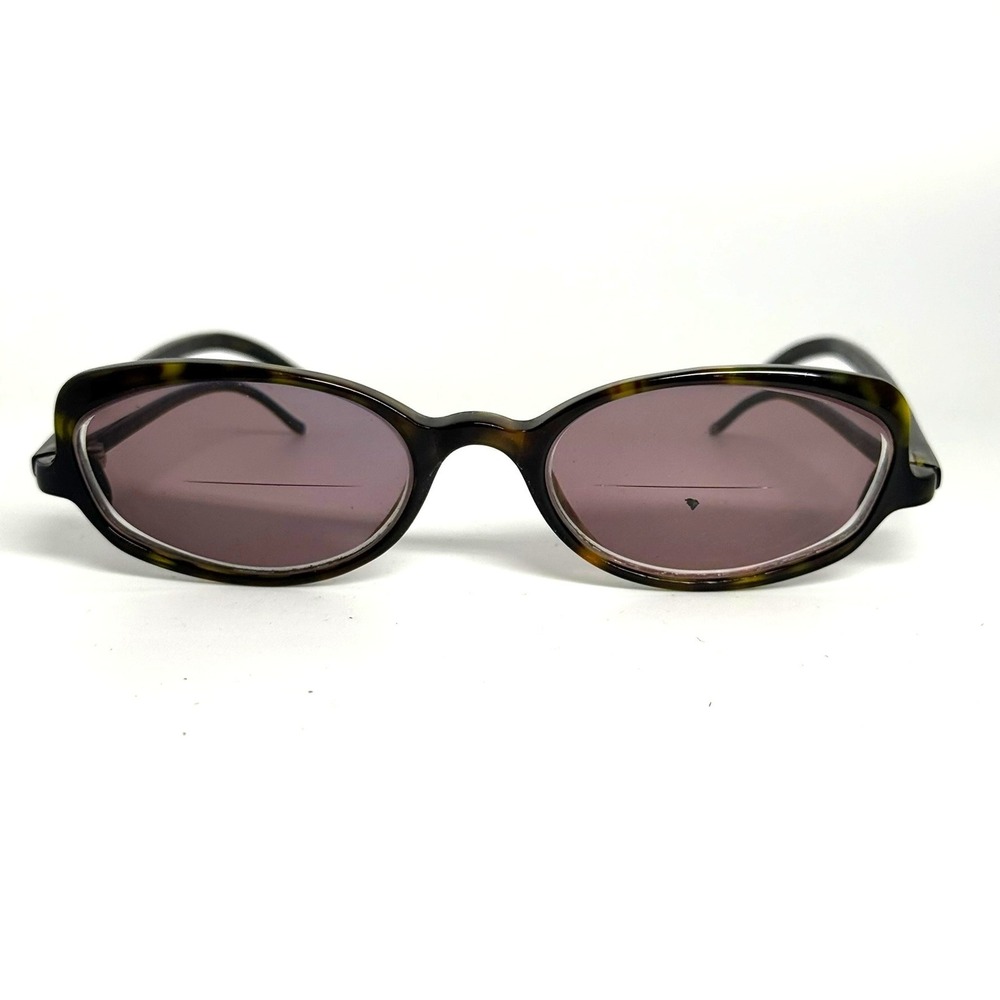 Vera‎ Wang Luxe Librarian Tortoise Shell Oval Eyeglasses 49-17-135